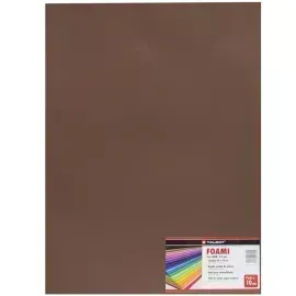 Goma Eva Estándar, Tam. 50 cm x 70 cm, 2 mm, Pack x 10 h. Marrón
