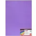 Goma Eva Estándar, Tam. 50 cm x 70 cm, 2 mm, Pack x 10 h. Lila