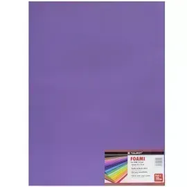 Goma Eva Estándar, Tam. 50 cm x 70 cm, 2 mm, Pack x 10 h. Morado