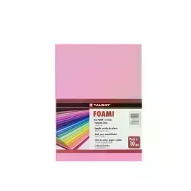 Goma Eva Estándar, Tam. Oficio, 2 mm, Pack x 10 h. Rosa Pálido