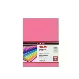 Goma Eva Estándar, Tam. Oficio, 2 mm, Pack x 10 h. Rosa 