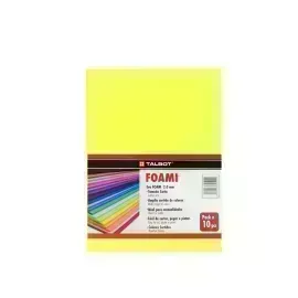 Goma Eva Estándar, Tam. Oficio, 2 mm, Pack x 10 h. Amarillo