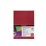 Goma Eva Glitter, Tam. Oficio, 2 mm, Pack x 10 h. Rojo 