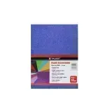 Goma Eva Glitter, Tam. Oficio, 2 mm, Pack x 10 h. Azul