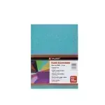 Goma Eva Glitter, Tam. Oficio, 2 mm, Pack x 10 h. Azul Turquesa