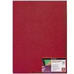 Goma Eva Glitter, Tam. 50 cm x 70 cm, 2 mm, Pack x 10 h. Rojo 