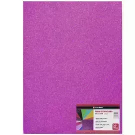 Goma Eva Glitter, Tam. 50 cm x 70 cm, 2 mm, Pack x 10 h. Fucsia 