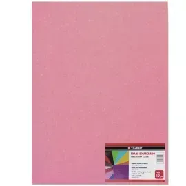 Goma Eva Glitter, Tam. 50 cm x 70 cm, 2 mm, Pack x 10 h. Rosado Claro