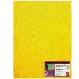 Goma Eva Glitter, Tam. 50 cm x 70 cm, 2 mm, Pack x 10 h. Amarillo