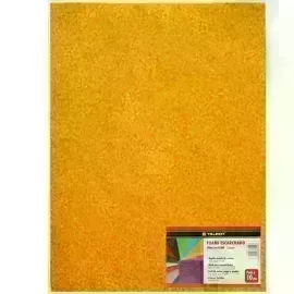 Goma Eva Glitter, Tam. 50 cm x 70 cm, 2 mm, Pack x 10 h. Naranja