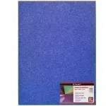 Goma Eva Glitter, Tam. 50 cm x 70 cm, 2 mm, Pack x 10 h. Azul