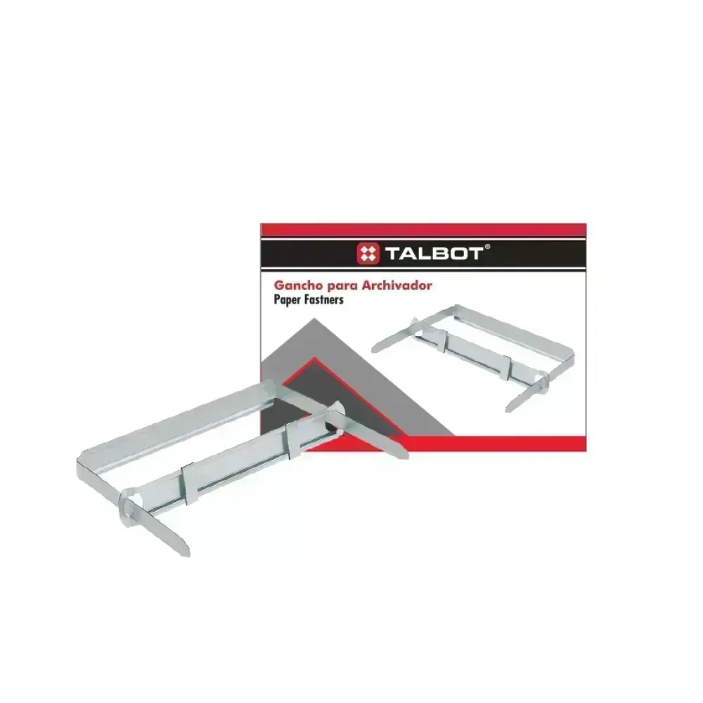 Ganchos para Folders, Fastener, 70 mm, Caja x 100 Unds. (50 pares)
