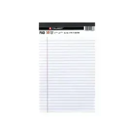 Libreta Rayada, 50 h., Hojas Blancas, 5.5" x 8.5", 1 Und.