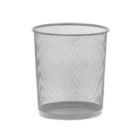 Zafacón - Basurero de Oficina, 10", Plateado, 1 Und.