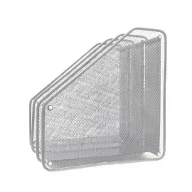 Revistero, Magazine Holder x 3, Plateado, 1 Und.