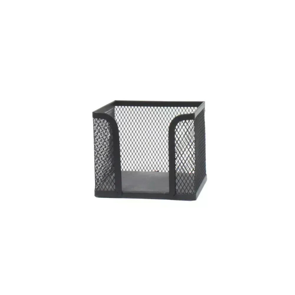 Porta Notas Adhesivas/Papeles, Negro, 1 Und.