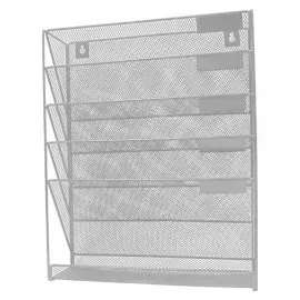 Organizador de Pared, Plateado, 1 Und.