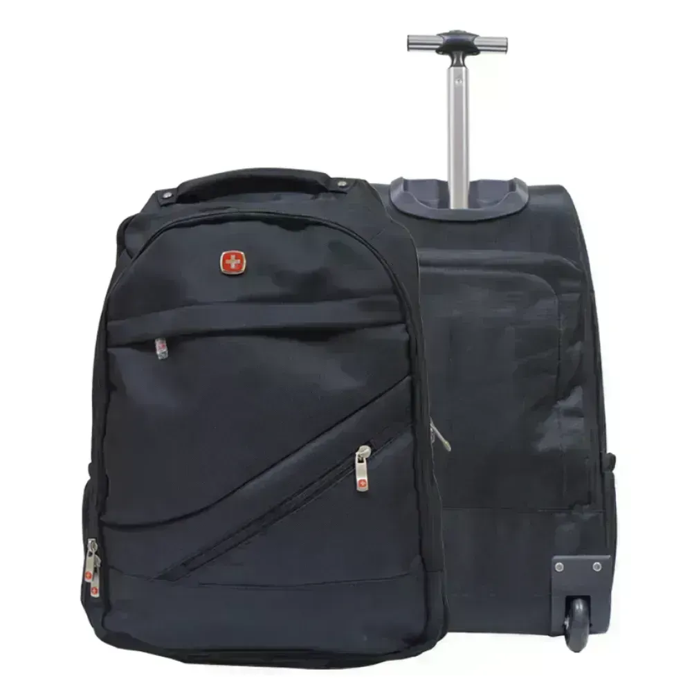 Mochila con Ruedas, Trolley, 22", Negro 1 Und.