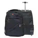 Mochila con Ruedas, Trolley, 22", Negro 1 Und.