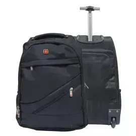 Mochila con Ruedas, Trolley, 22", Negro 1 Und.