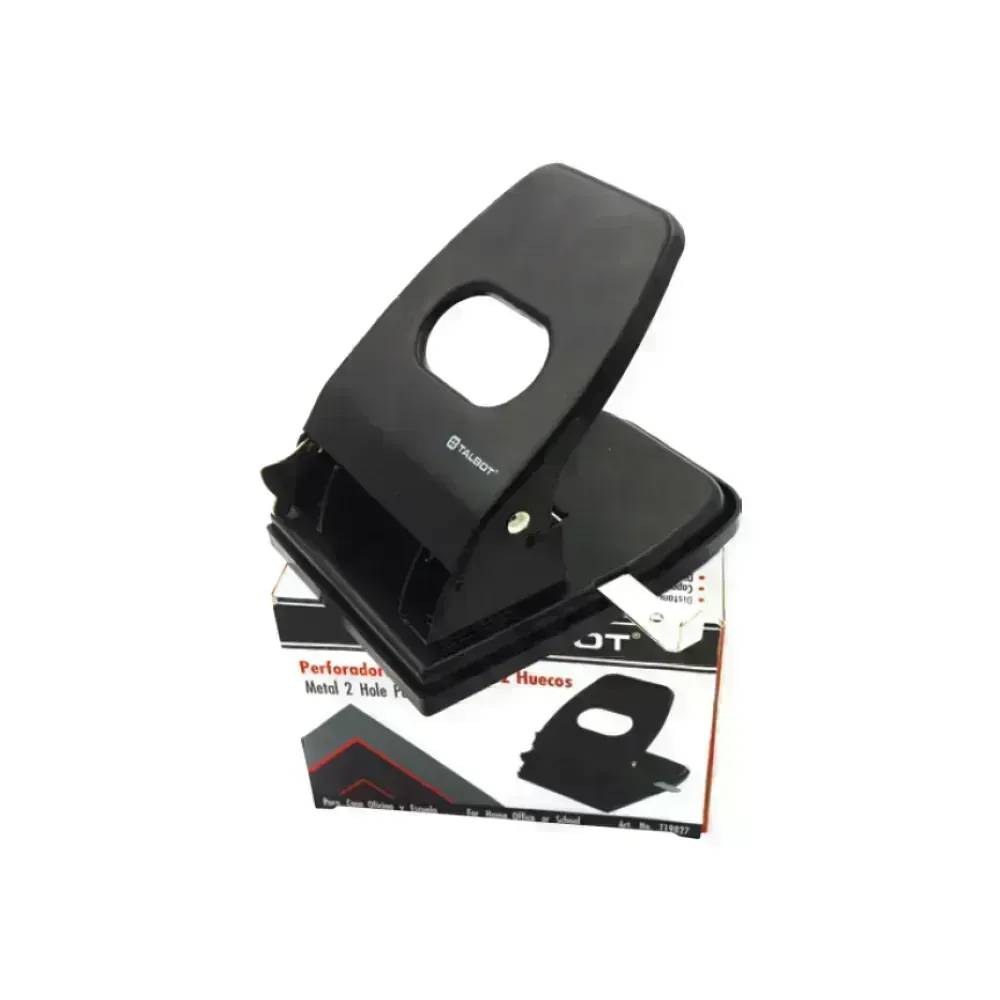 Perforadora, 2 Huecos, Ajust. 7-8 cm, 1 Und.