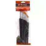Pinceles, Nylon Redondos, Blister x 8 Unds., Nro. 2, 4, 6, 8, 10, 12, 14, 16