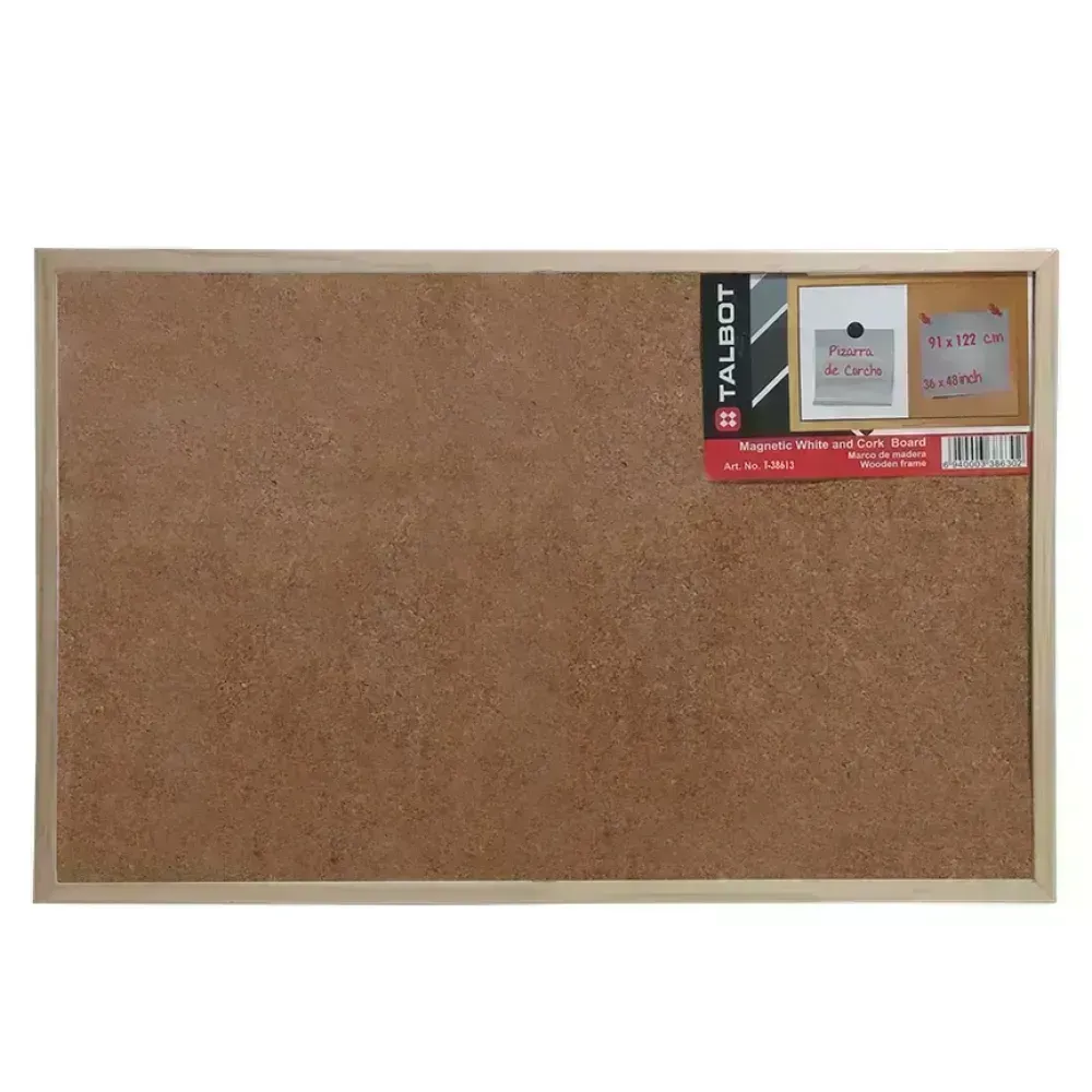 Pizarra de Corcho, 91 cm x 122 cm (36" x 48"), 1 Und.