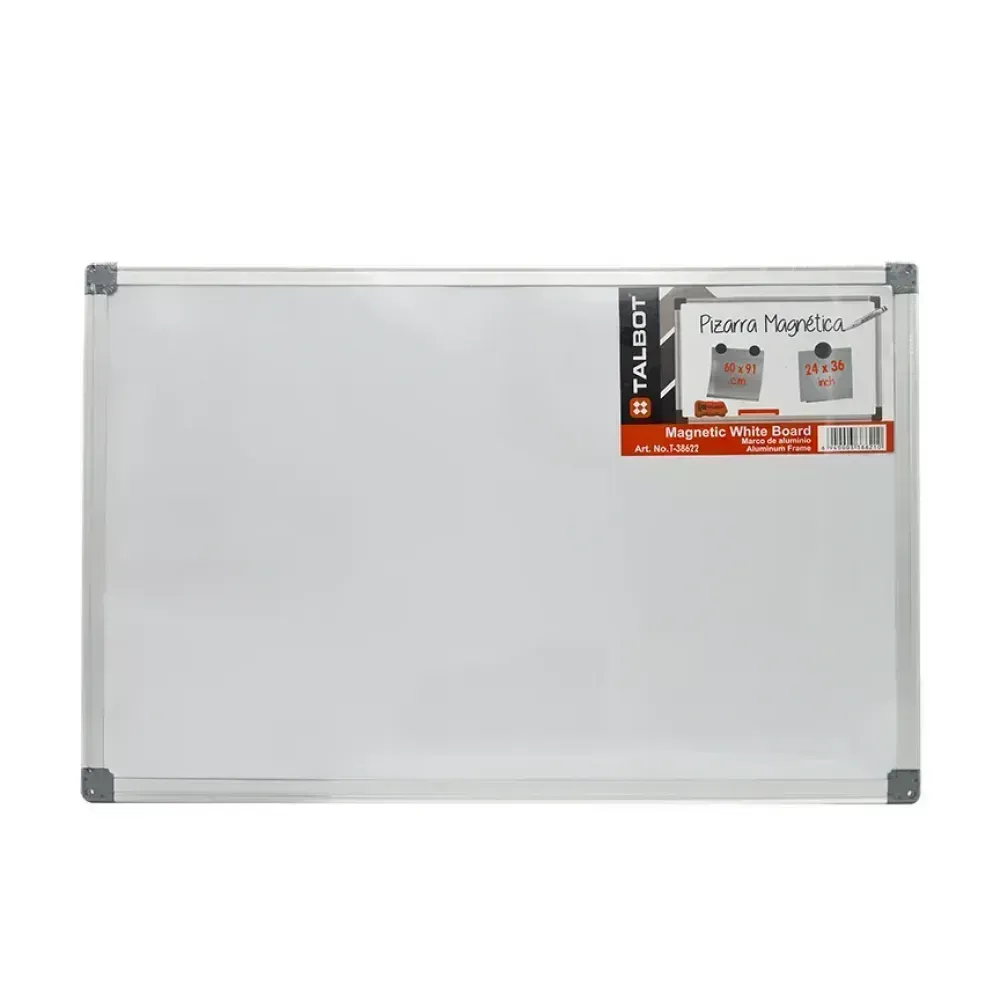 Pizarra Blanca, Magnética, 60 cm x 91 cm (24" x 36"), 1 Und.