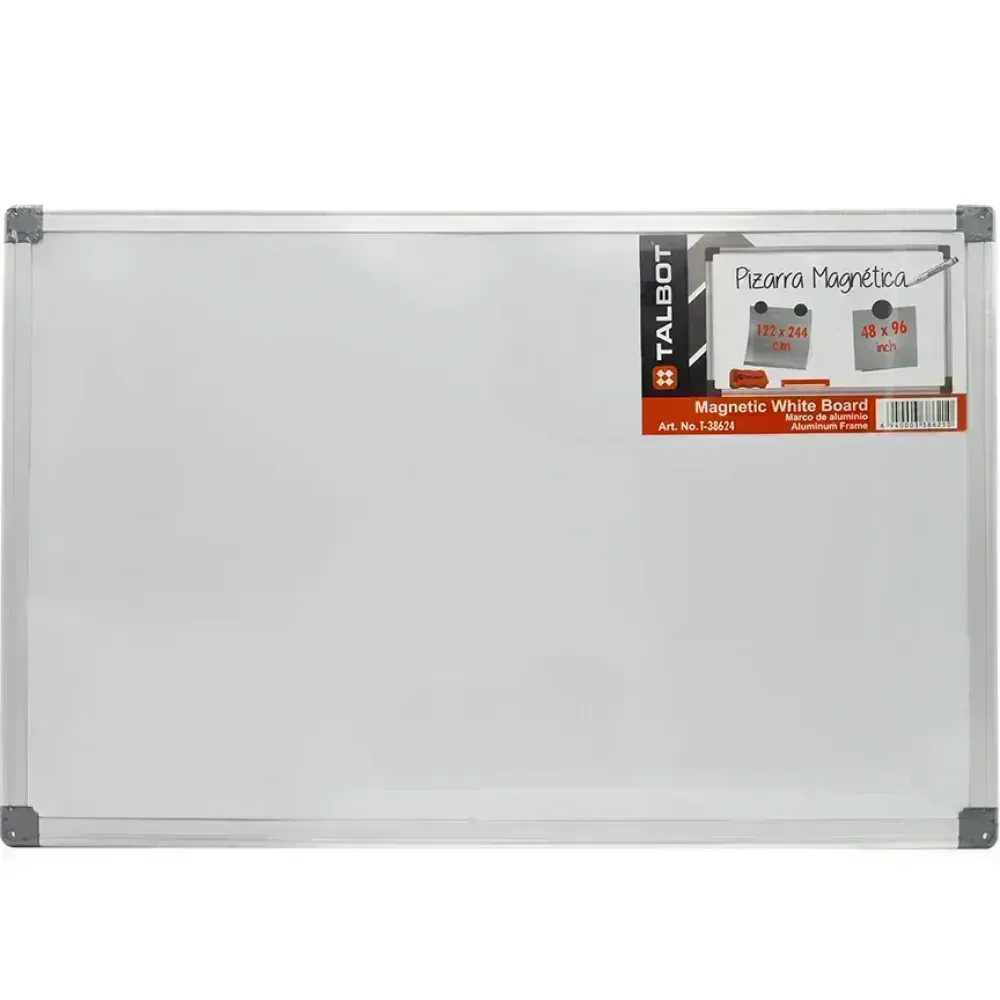 Pizarra Blanca, Magnética, 122 cm x 244 cm (48" x 96"), 1 Und.