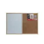 Pizarra Blanca y de Corcho, 40 cm x 60 cm (15.7" x 23.6"), 1 Und.