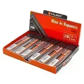 Minas, HB, 0.7 mm, Caja x 12 tubos