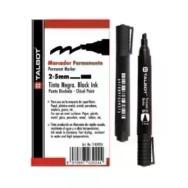 Marcador Permanente, EP11, Bis. 2.0-5.0 mm, Negro, Caja x 12 Unds. 