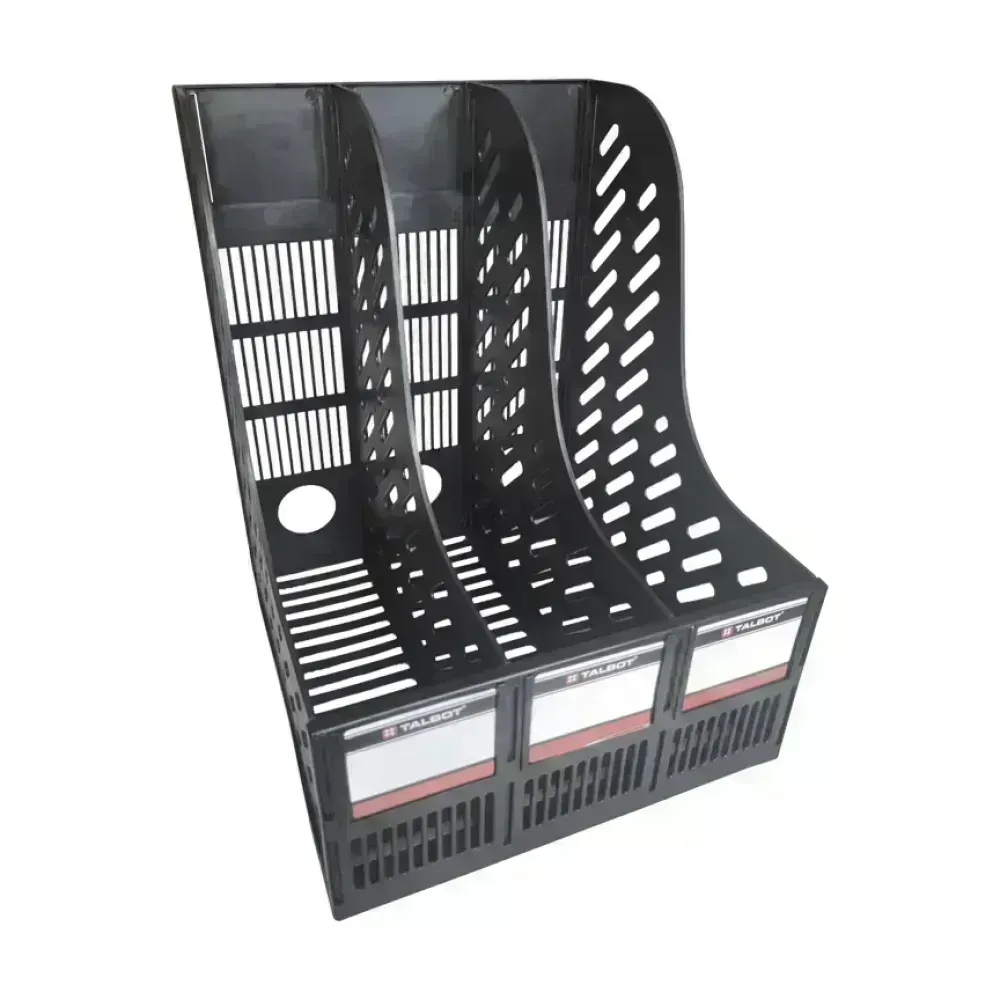 Revistero, Magazine Holder x 3, Negro, Material Plástico, 1 Und