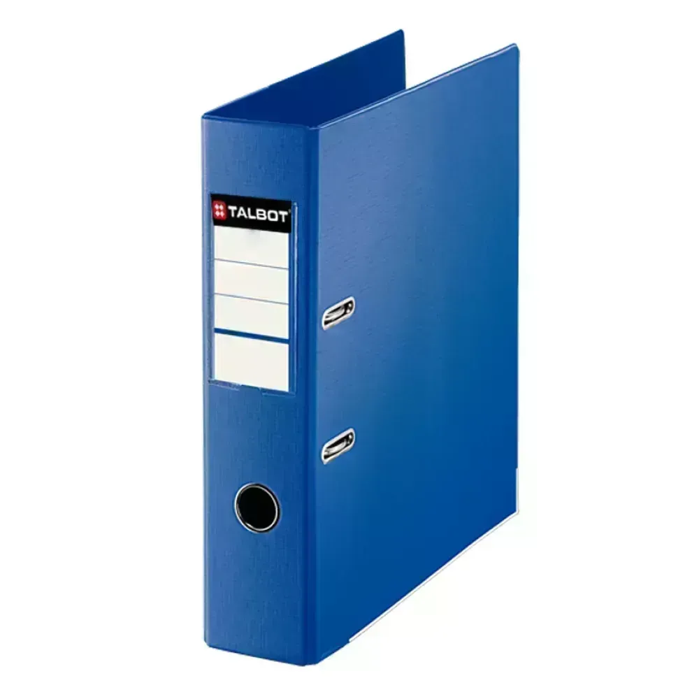 Achivador de Palanca PVC, L/Ancho Eléctrico, Oficio, Azul, 1 Und