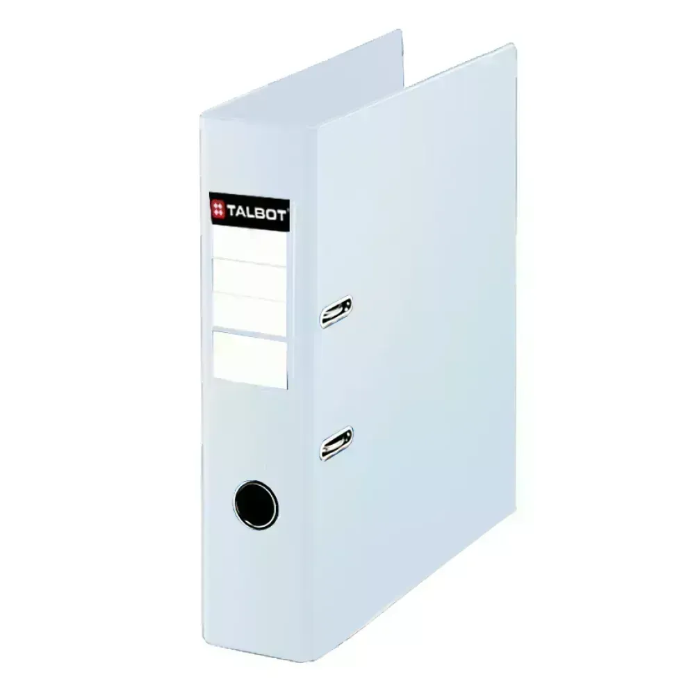 Achivador de Palanca PVC, L/Ancho, Oficio, Blanco, 1 Und