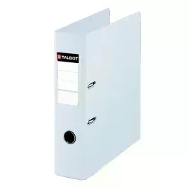 Achivador de Palanca PVC, L/Ancho, Oficio, Blanco, 1 Und