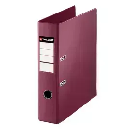 Achivador de Palanca PVC, L/Ancho, Oficio, Guindo, 1 Und