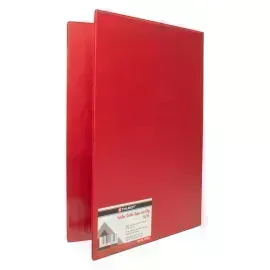 Folder, Doble Tapa con Clip, Tam. Oficio. Col. Rojo, 1 Und. 