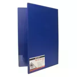 Folder, Doble Tapa con Clip, Tam. Oficio. Col. Azul Oscuro, 1 Und. 
