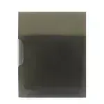 Folder Plástico, con Swing Clip. Tam. Carta/A4, 8.5" x 11", Capacidad 30 hojas. Colores Traslucidos Surtidos Azul/Negro. Unidad. 