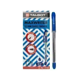Bolígrafo, Maxwriter, 0.5, Azul, Caja x 12 Unds.