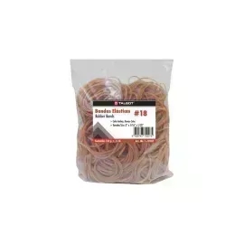 Bandas Elásticas, Nro. 18, Ambar, Bolsa x 113 g. (1/4 Libra)