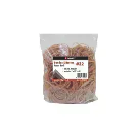 Bandas Elásticas, Nro. 32, Ambar, Bolsa x 113 g. (1/4 Libra)