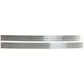 Regla metálica, 50 cm (cm & inch), Versión, Alta Calidad, 1 Und