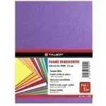 Goma Eva Iridescent Glitter, Tam. Oficio, 2 mm, Pack x 10 h.  Lila