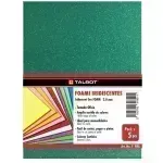 Goma Eva Iridescent Glitter, Tam. Oficio, 2 mm, Pack x 10 h.  Azul Turquesa