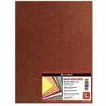 Goma Eva Iridescent Glitter, Tam. 50 cm x 70 cm, 2 mm, Pack x 10 h.  Rojo