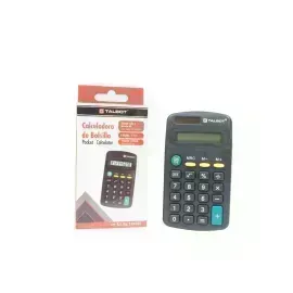 Calculadora, Básica, 8 dígitos, solar y baterías, 1 Und.