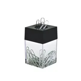 Dispensador de Clips, Magnético Simple, Tipo Cubo, 2 colores, 1 Und.