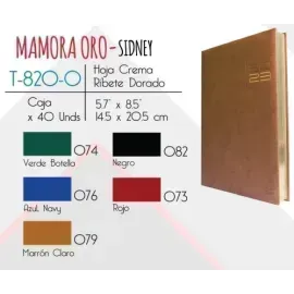 Agenda Ejecutiva, MAMORA ORO&nbsp; diaria  14.50 cm x 20.5 cm